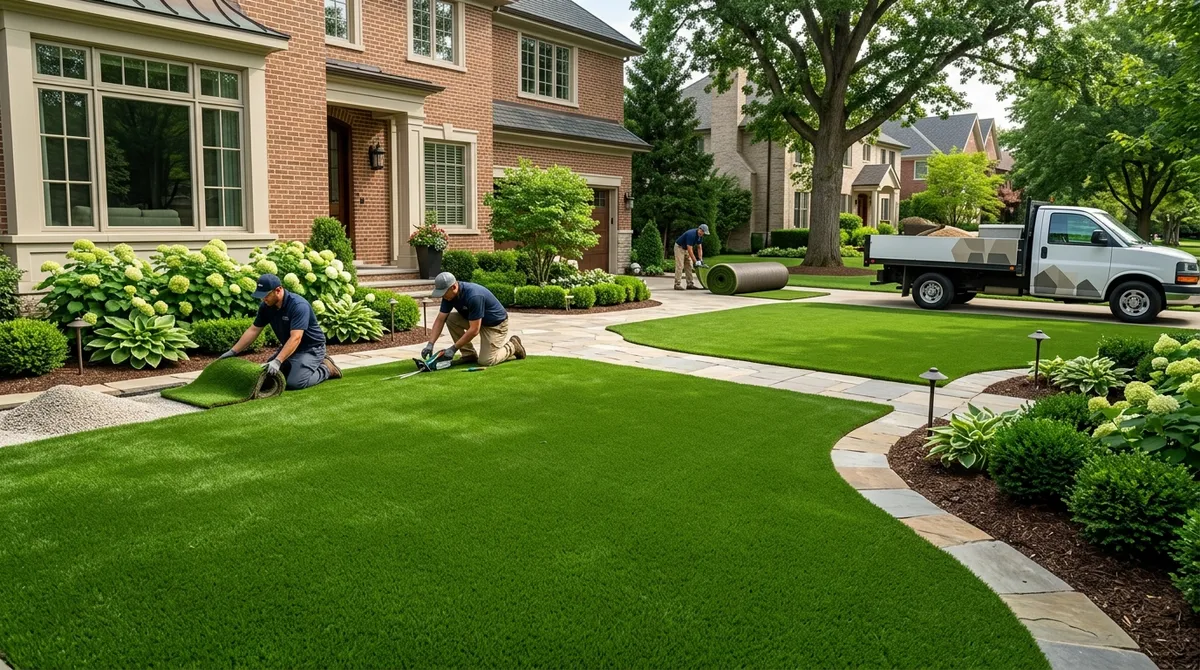 High-end landscaping turf Chicago