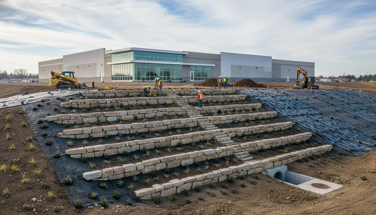 commercial slope stabilization