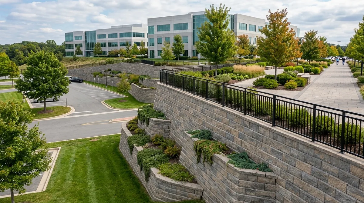 commercial retaining wall contractor