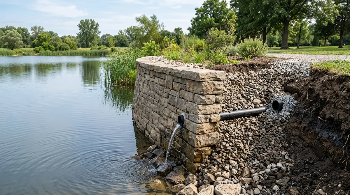 Retaining Walls for Retention Ponds: What You Need to Know