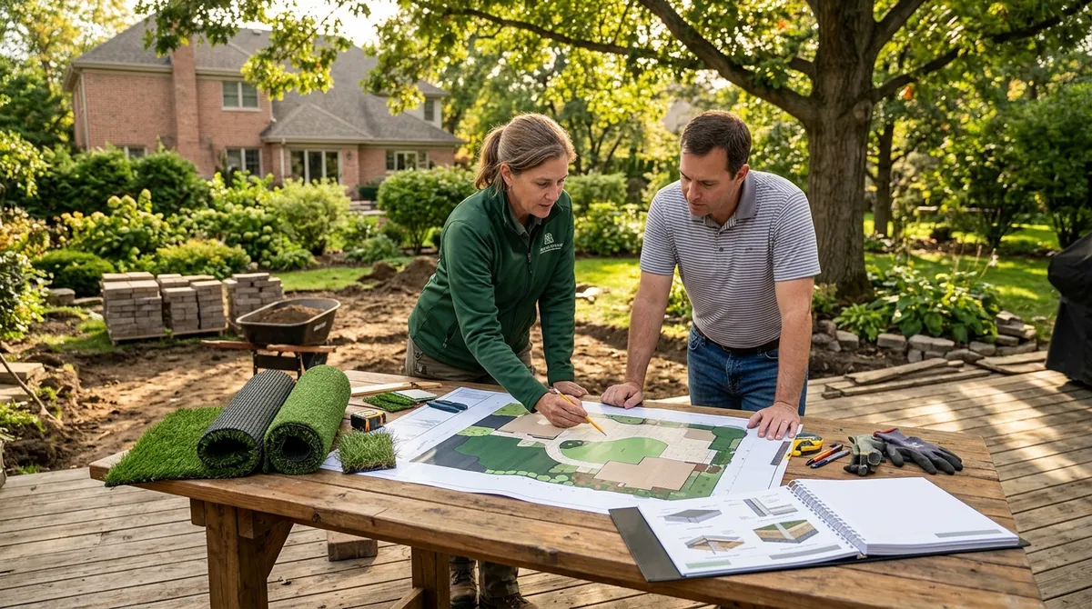 Backyard turf Chicago suburbs