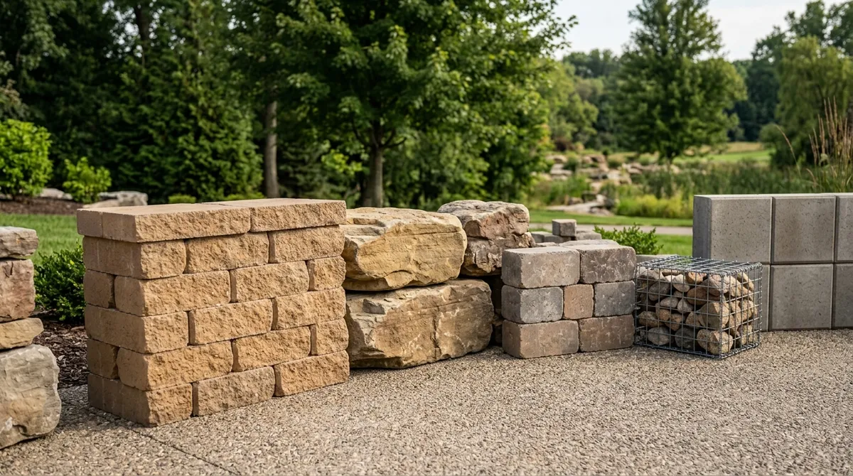 site development retaining walls