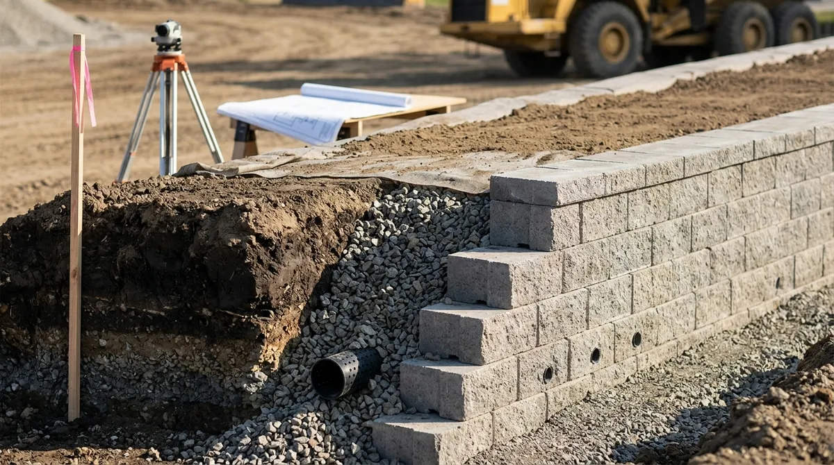 3 Commercial Landscape Grading Walls Mistakes to Avoid