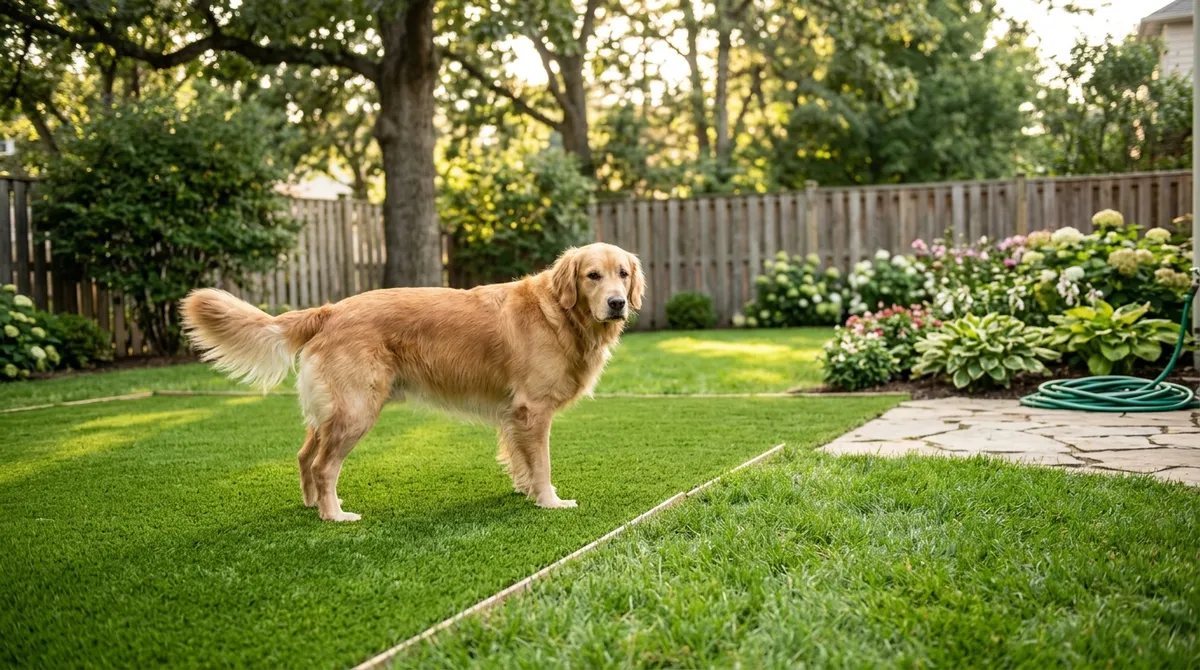 pet turf installation