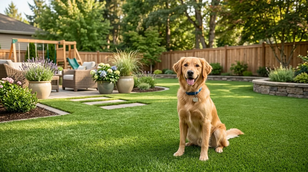 pet turf installation