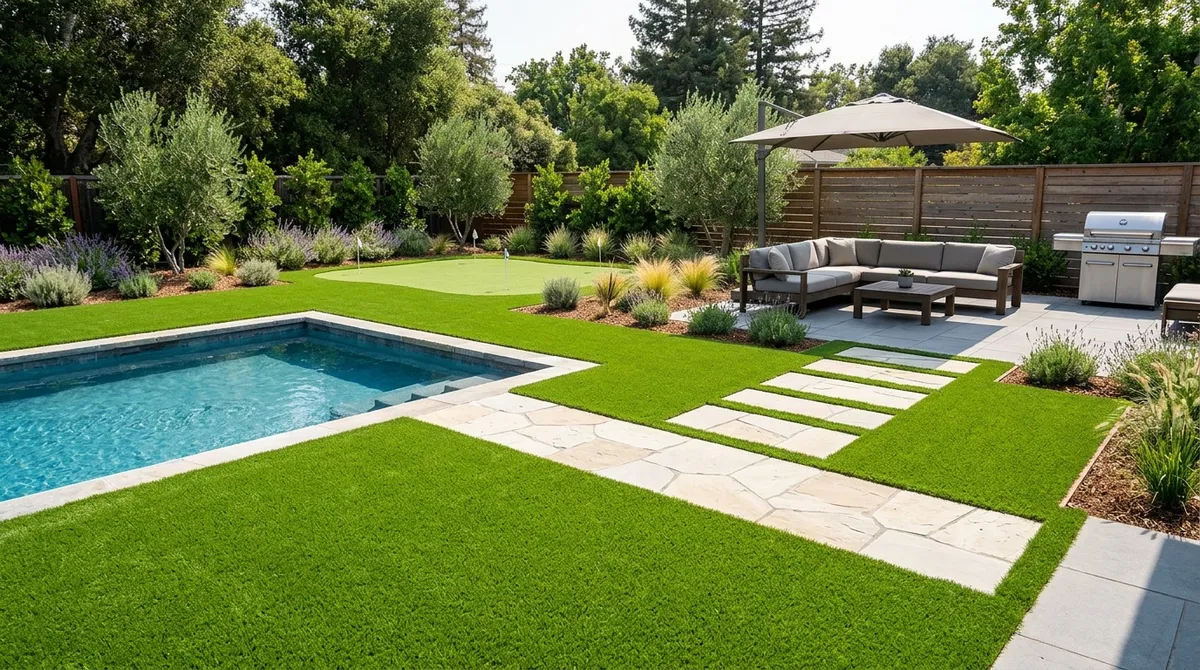 synthetic turf installation