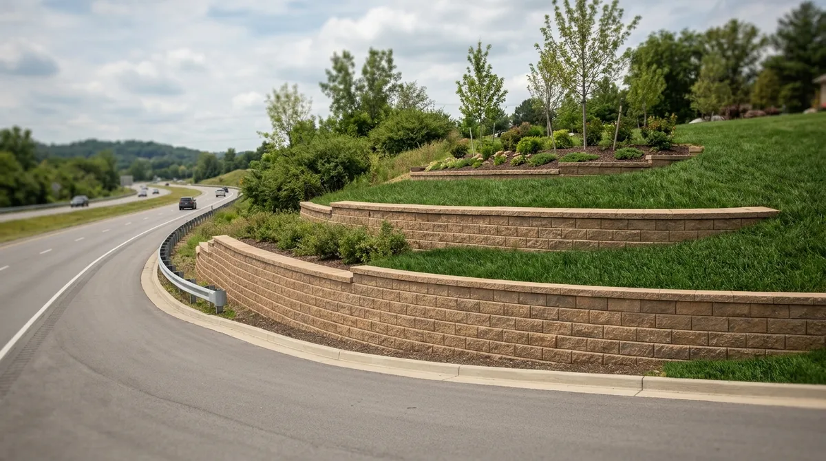 highway retaining wall contractors