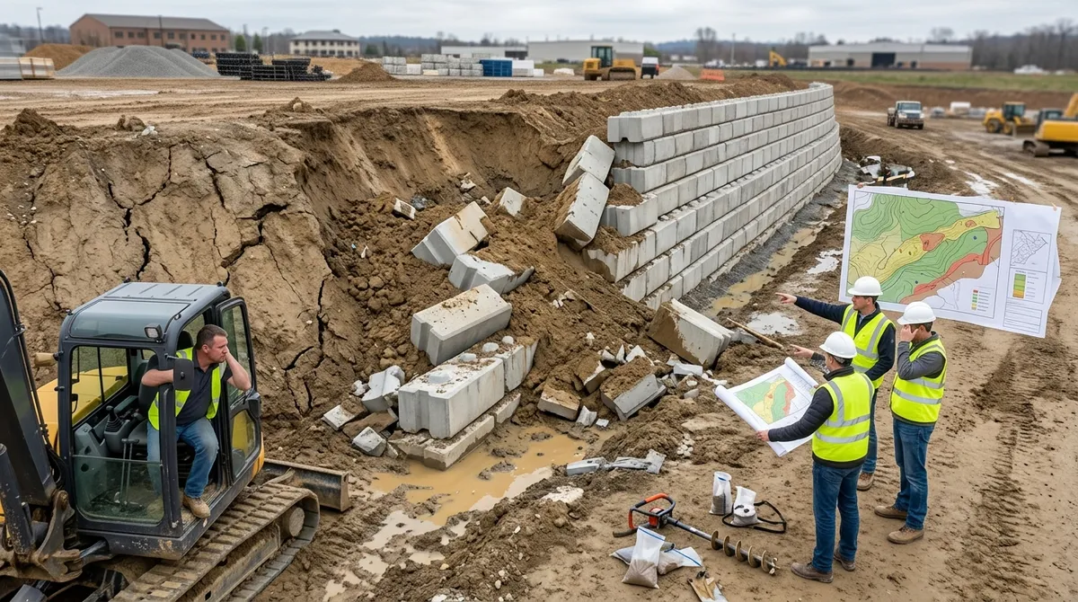 commercial gravity retaining walls