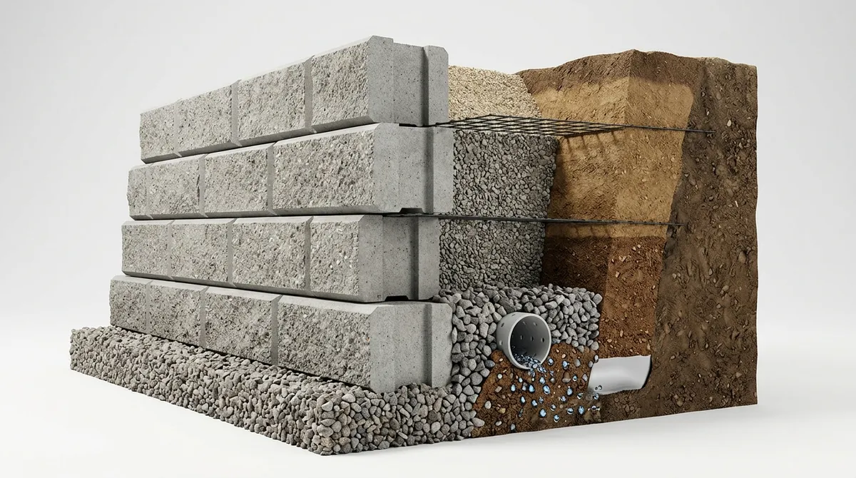 7 Commercial Gravity Retaining Wall Mistakes to Avoid