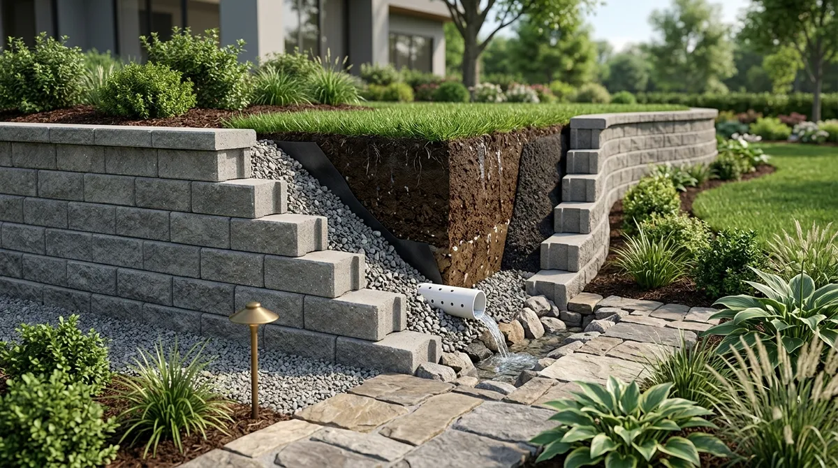 How to Plan Commercial Concrete Block Retaining Walls That Last