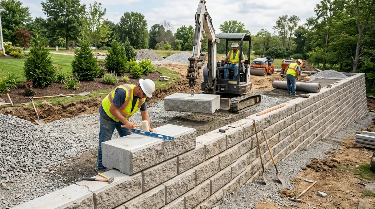 retaining wall construction company