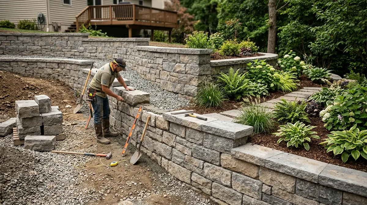 retaining wall construction company