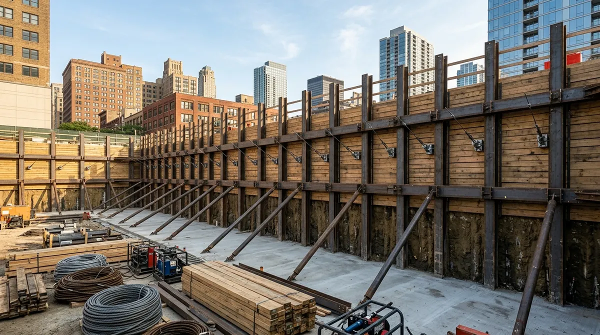 earth retention systems commercial Chicago