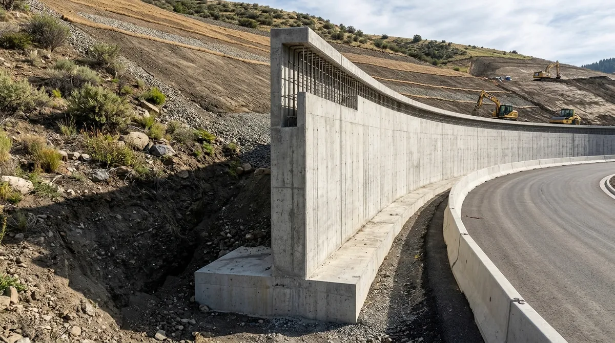 commercial cantilever retaining walls