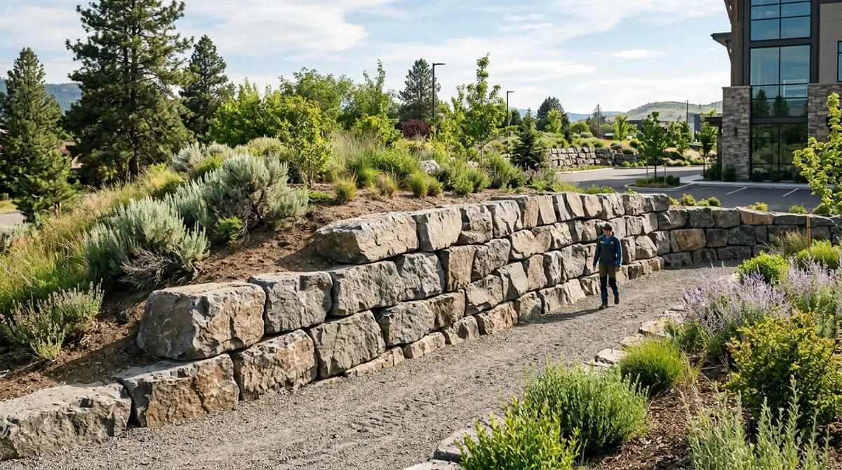 commercial cantilever retaining walls