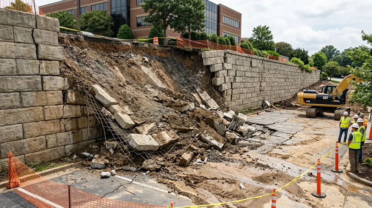 retaining wall replacement commercial