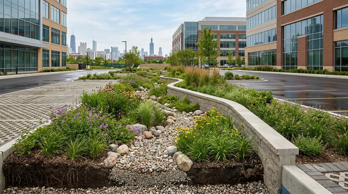 commercial stormwater management walls Chicago