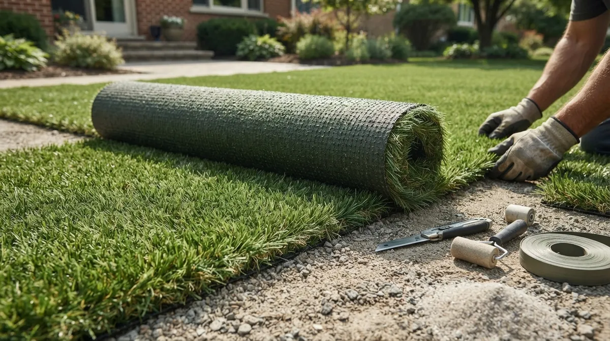 fake lawn cost