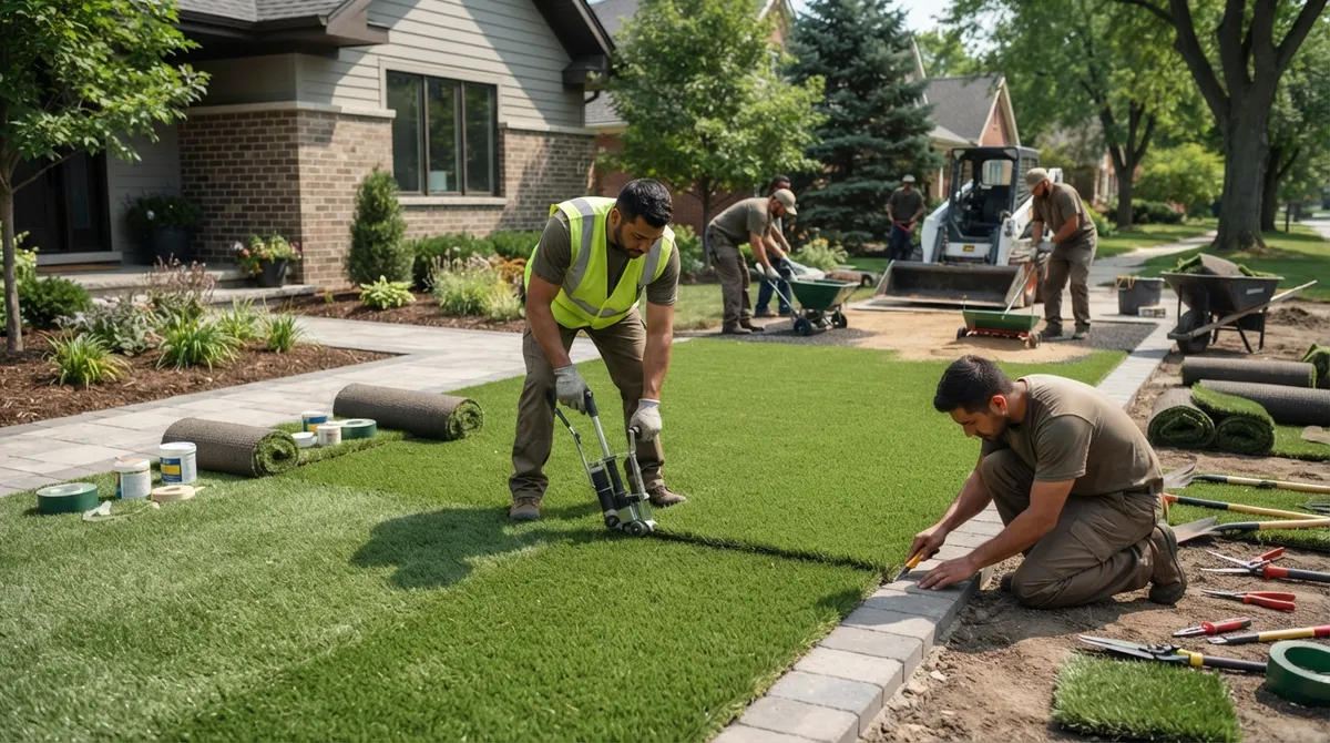 turf installation