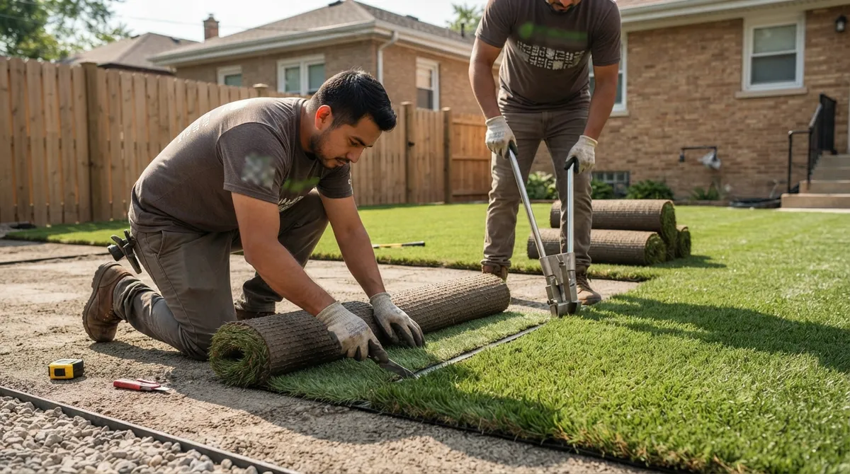 turf installation