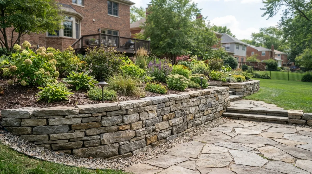 retaining wall construction