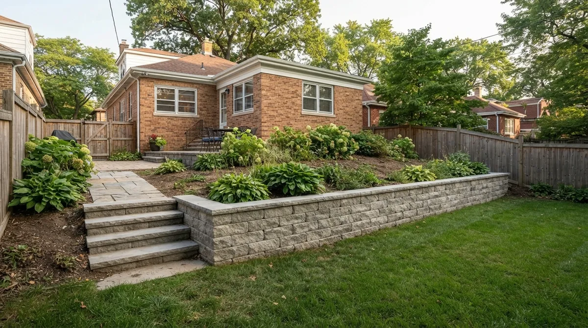 retaining wall construction