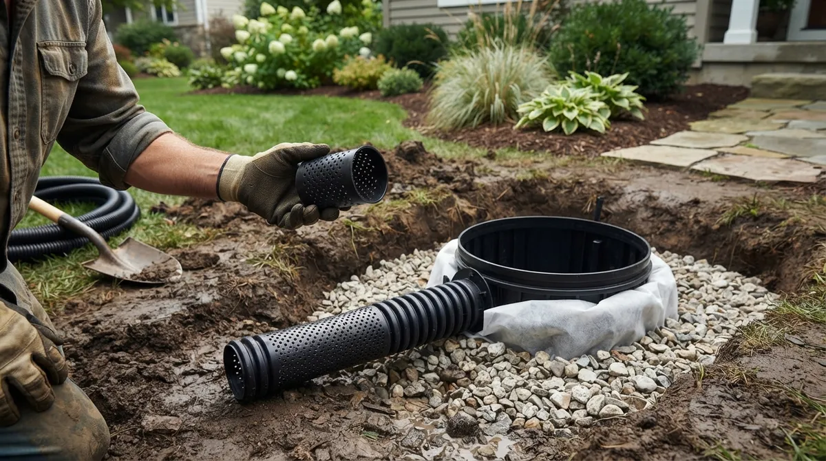 dry well installation