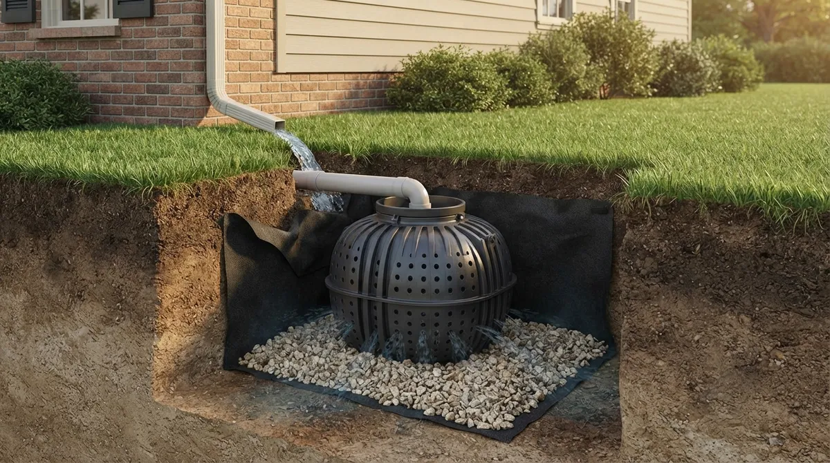 Dry Well Installation: Stop Yard Flooding for Good