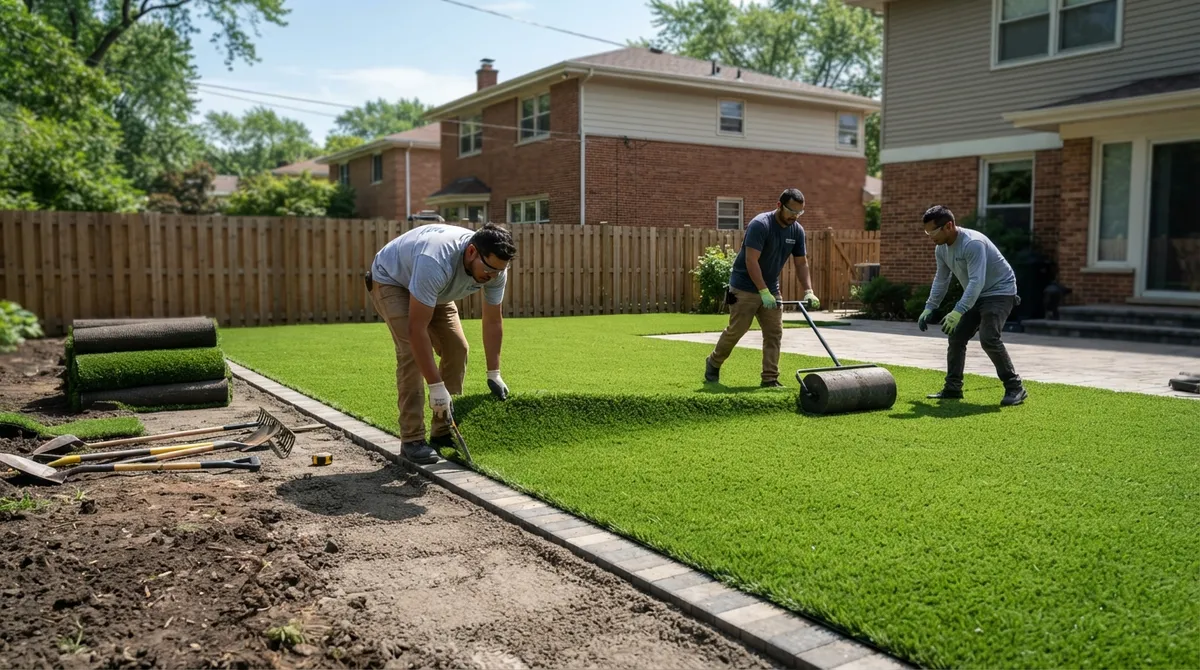 14 Fake Lawn Installation Costs Chicago Homes See in 2026