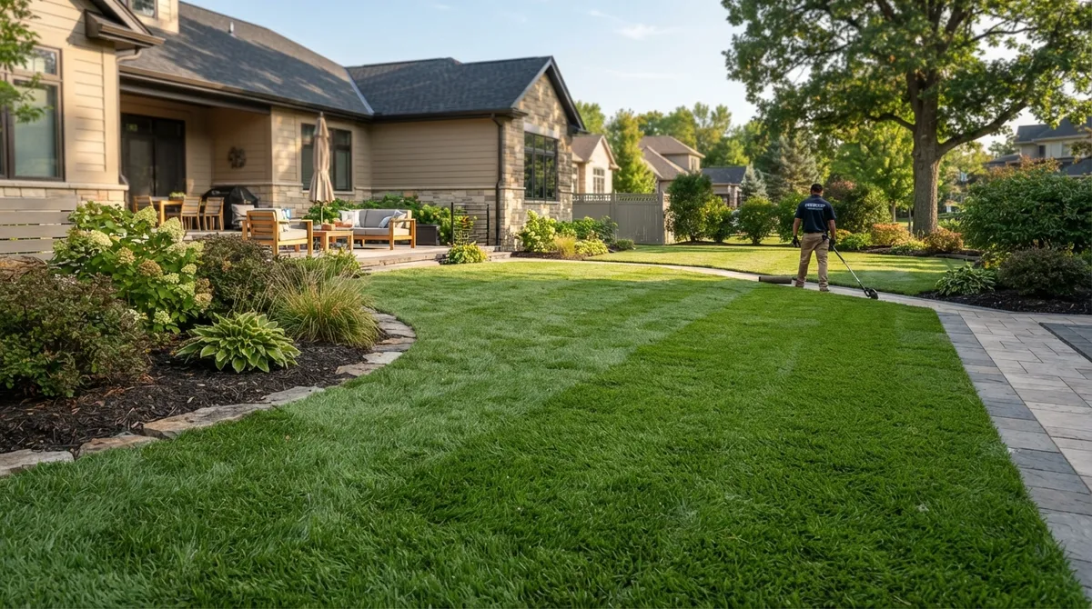 laying a turf lawn