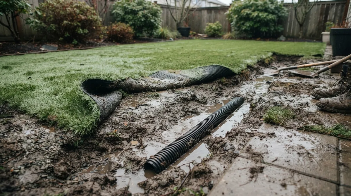 fake lawn grass installation