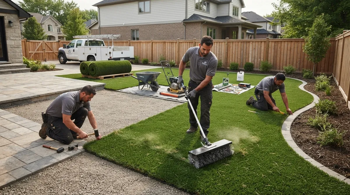 artificial lawn installation near me