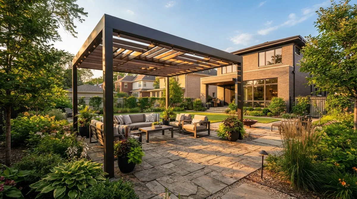 6 Shade Structures That Cool Chicago Yards in 2026