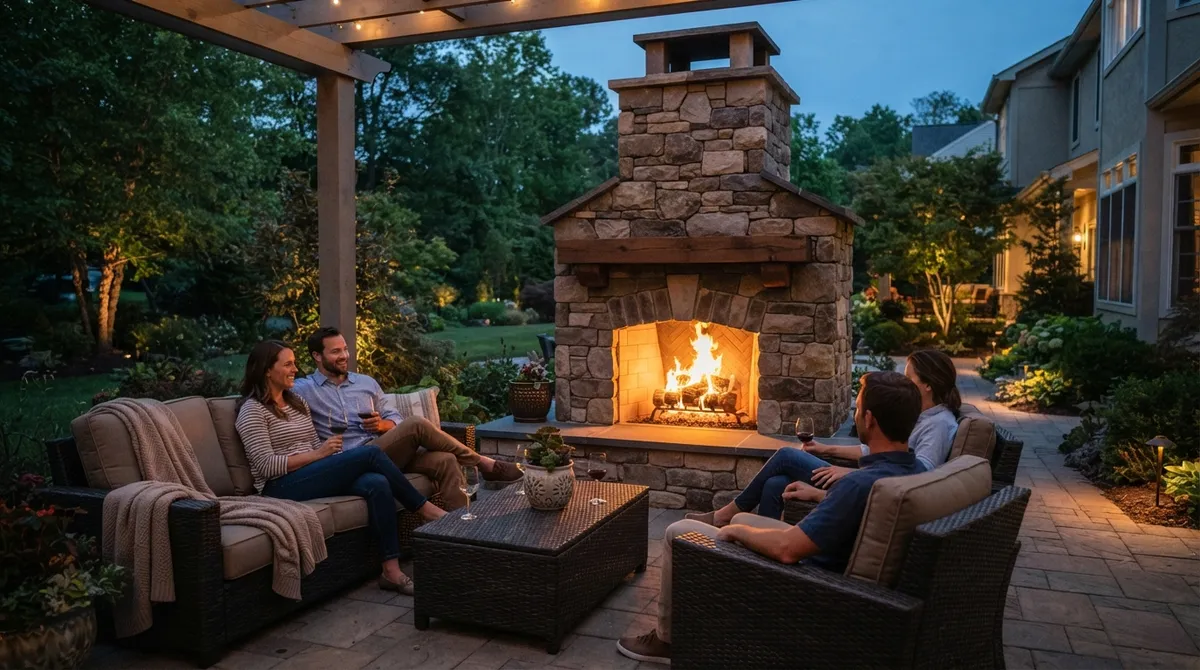 fireplace installation