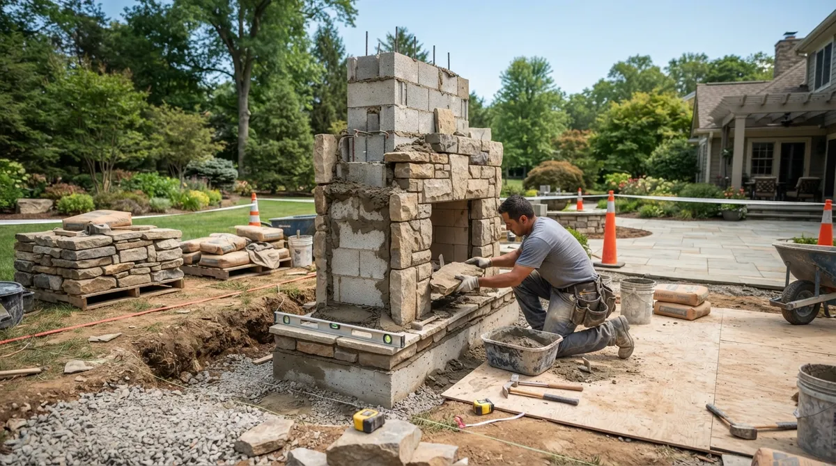 How Does Outdoor Fireplace Installation Actually Work?
