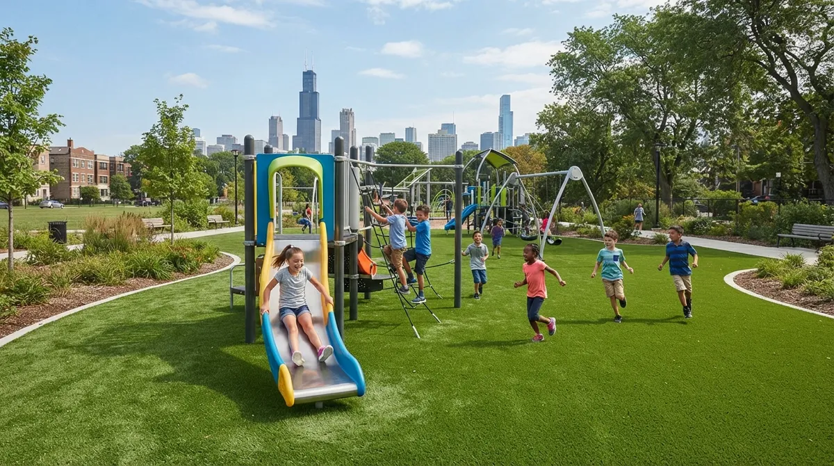 playground turf installation