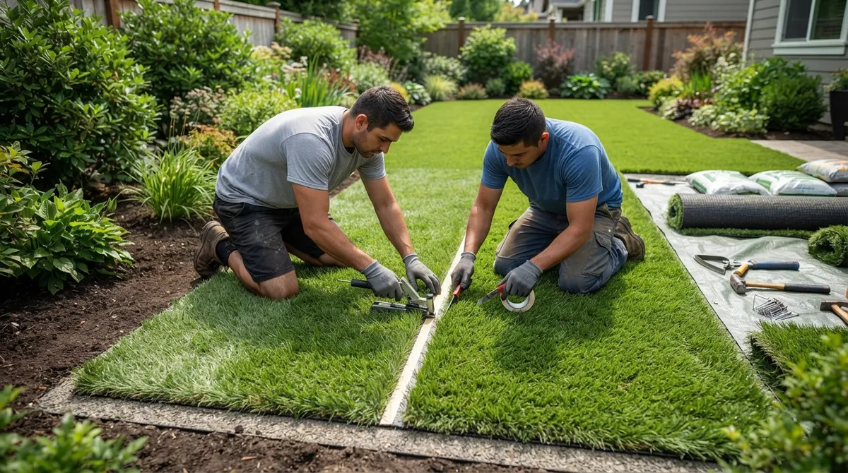 installing artificial turf