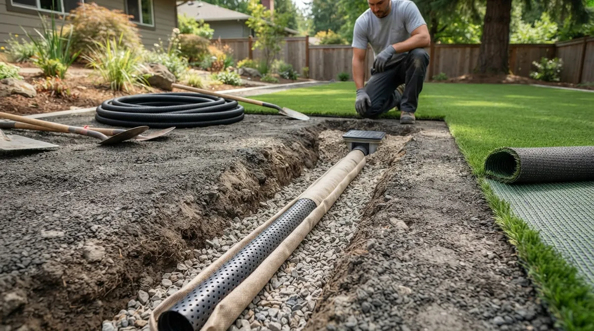 installing fake turf