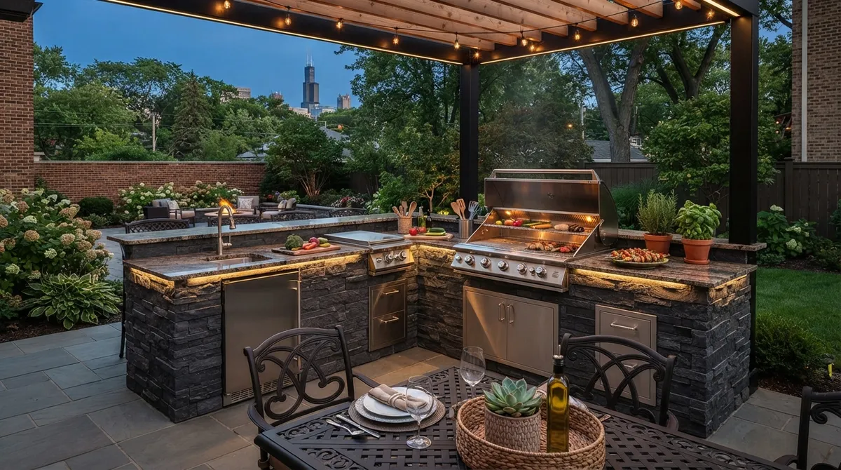 outdoor kitchen design