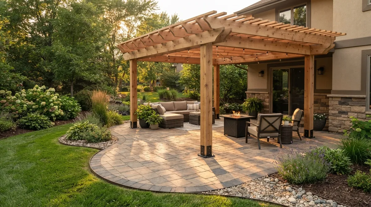11 Smart Ways to Integrate a Pergola With a Paver Patio