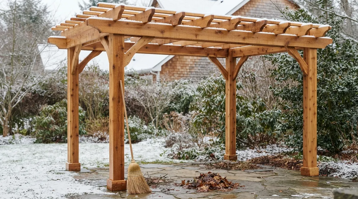 How to Protect Your Wood Pergola This Winter