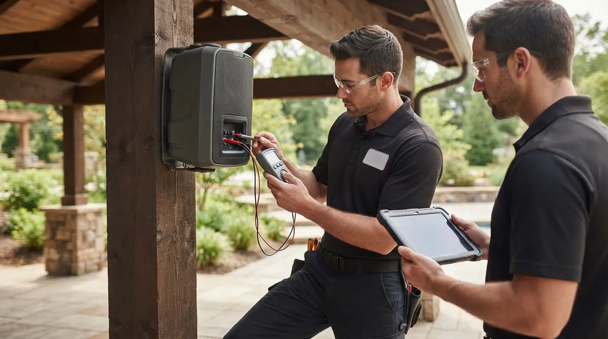 outdoor sound systems for covered pavilions