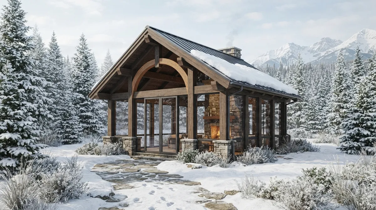 pavilion materials for cold climates